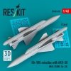 RESKIT RS48-0602 Kh-58U missiles with AKU-58 (2 pcs) (MiG-25BM, Su-24) (3D Printed) (1/48)